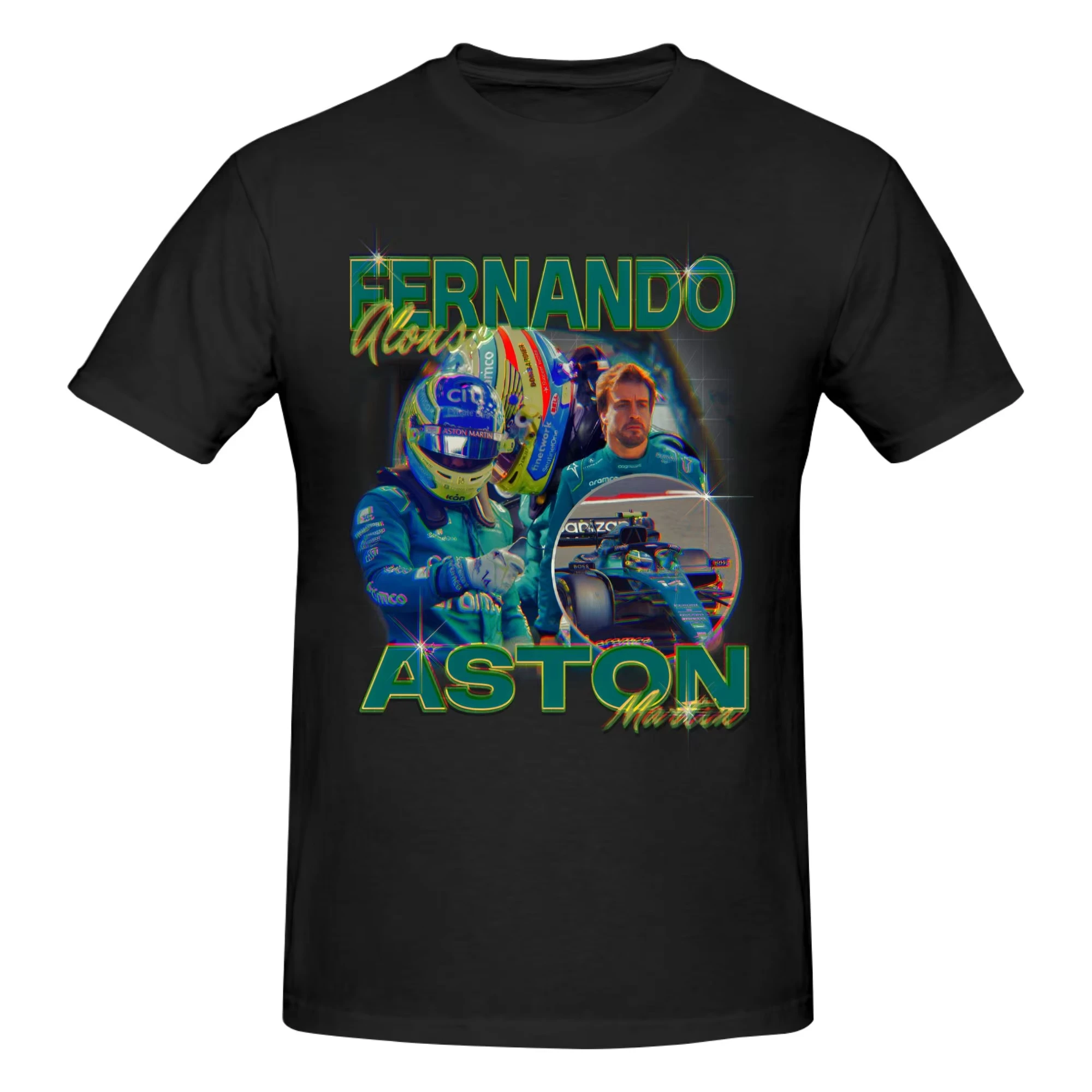 Summer 2026 Kander Fernando Alonso Graphic T-shirt High Quality Stylish Casual Breathable Men's Crew Neck Print T-shirt