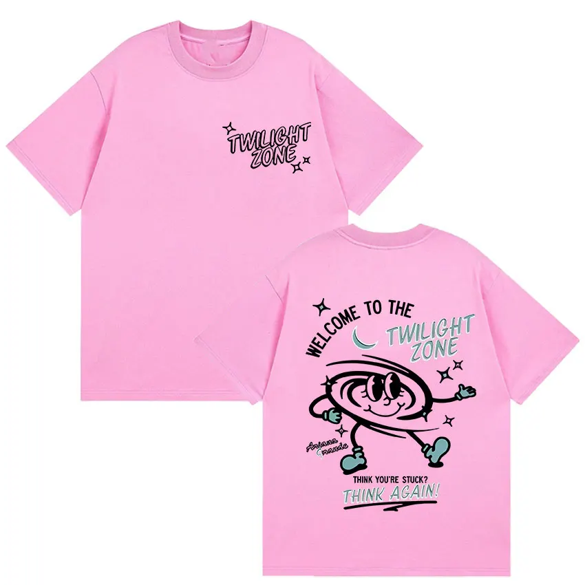 2026 Summer New Ariana Grande Pattern T-Shirt - High-Quality Fashion Casual Breathable Men's Round-neck Printed T-Shirt