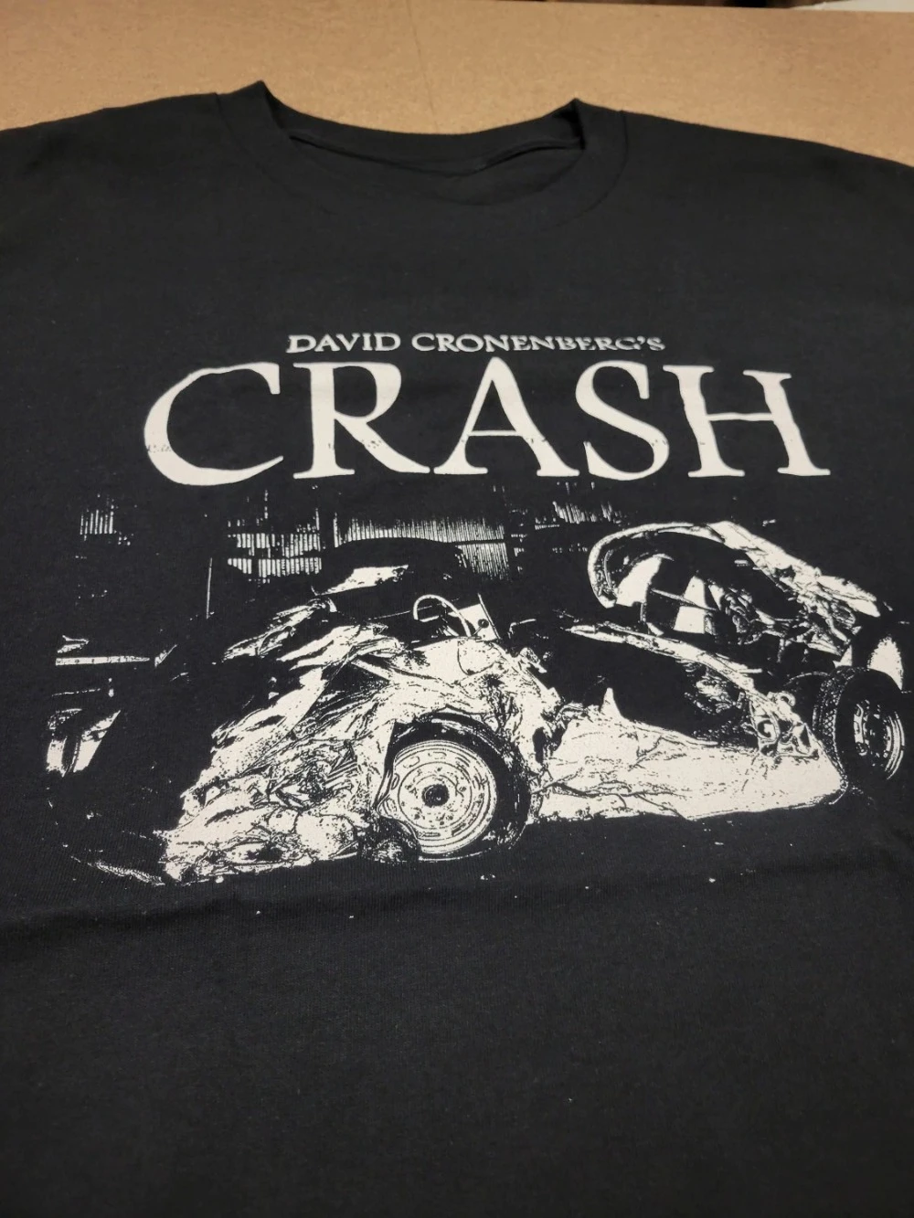 Crash 1996 David Cronenberg Horror Film Movie Poster Shirt Clothing Graphic Short Sleeve Shirt Men Women for Spring and Summer