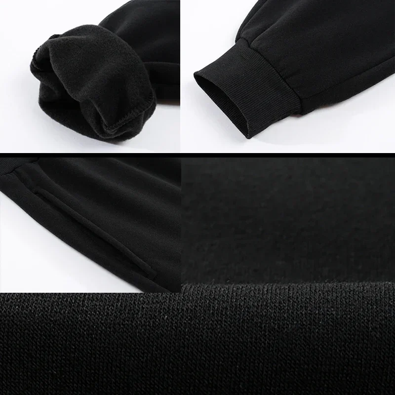 2026 New Four Seasons Casual Fashion Men's Sports Pants Spider Jogging Pants Autumn/Winter Daily Casual Pulling Rope Tray