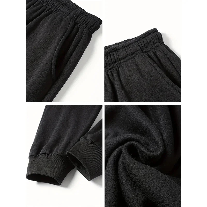 2026 New Four Seasons Casual Fashion Men's Sports Pants Spider Jogging Pants Autumn/Winter Daily Casual Pulling Rope Tray