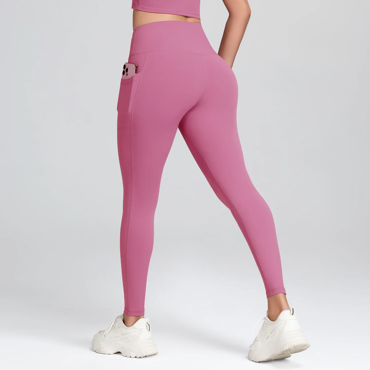 1/3Pcs Women's Soft Sports Leggings With Pockets For Women High Waisted Workout Yoga Running Push Up Gym Fitness Tight Pants