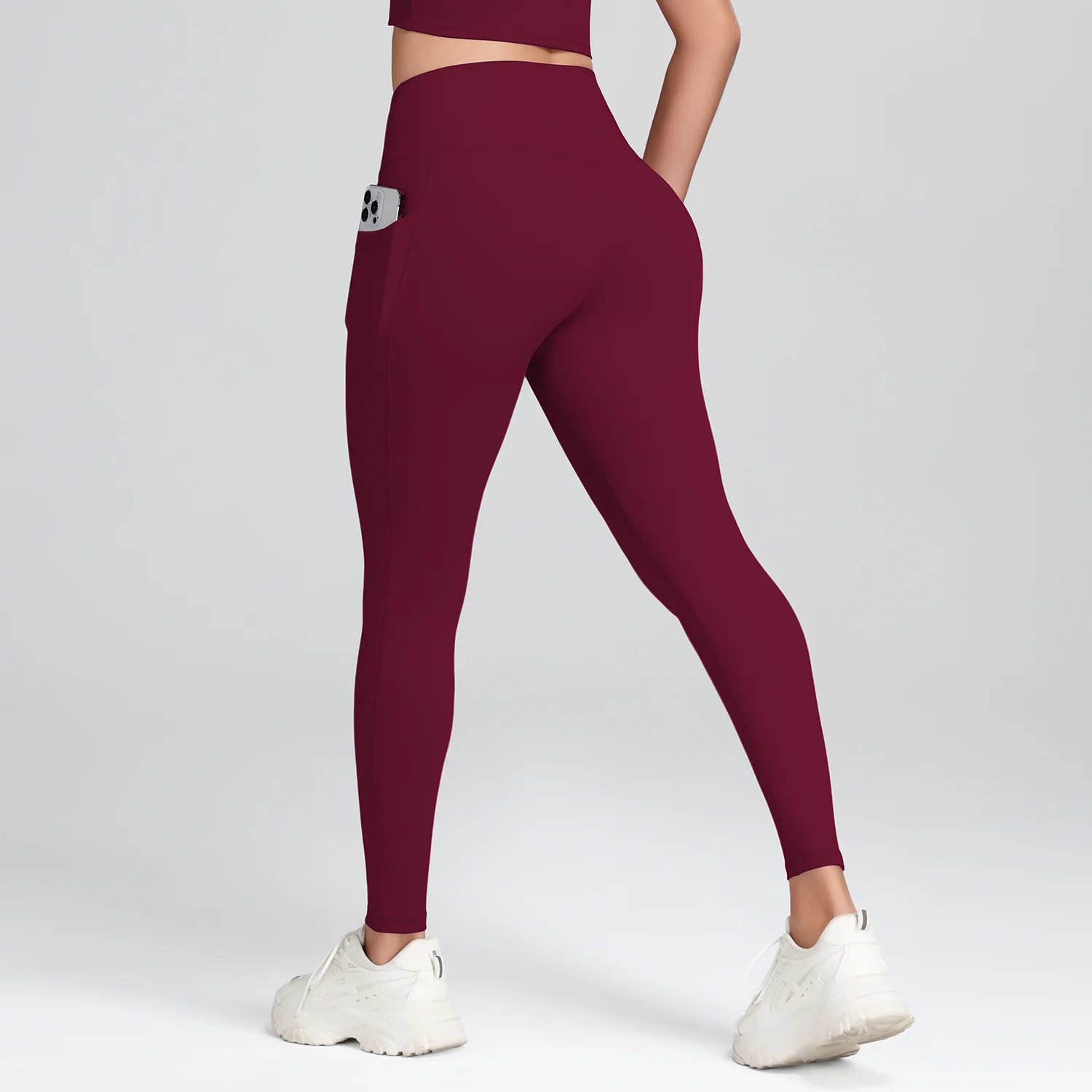 1/3Pcs Women's Soft Sports Leggings With Pockets For Women High Waisted Workout Yoga Running Push Up Gym Fitness Tight Pants