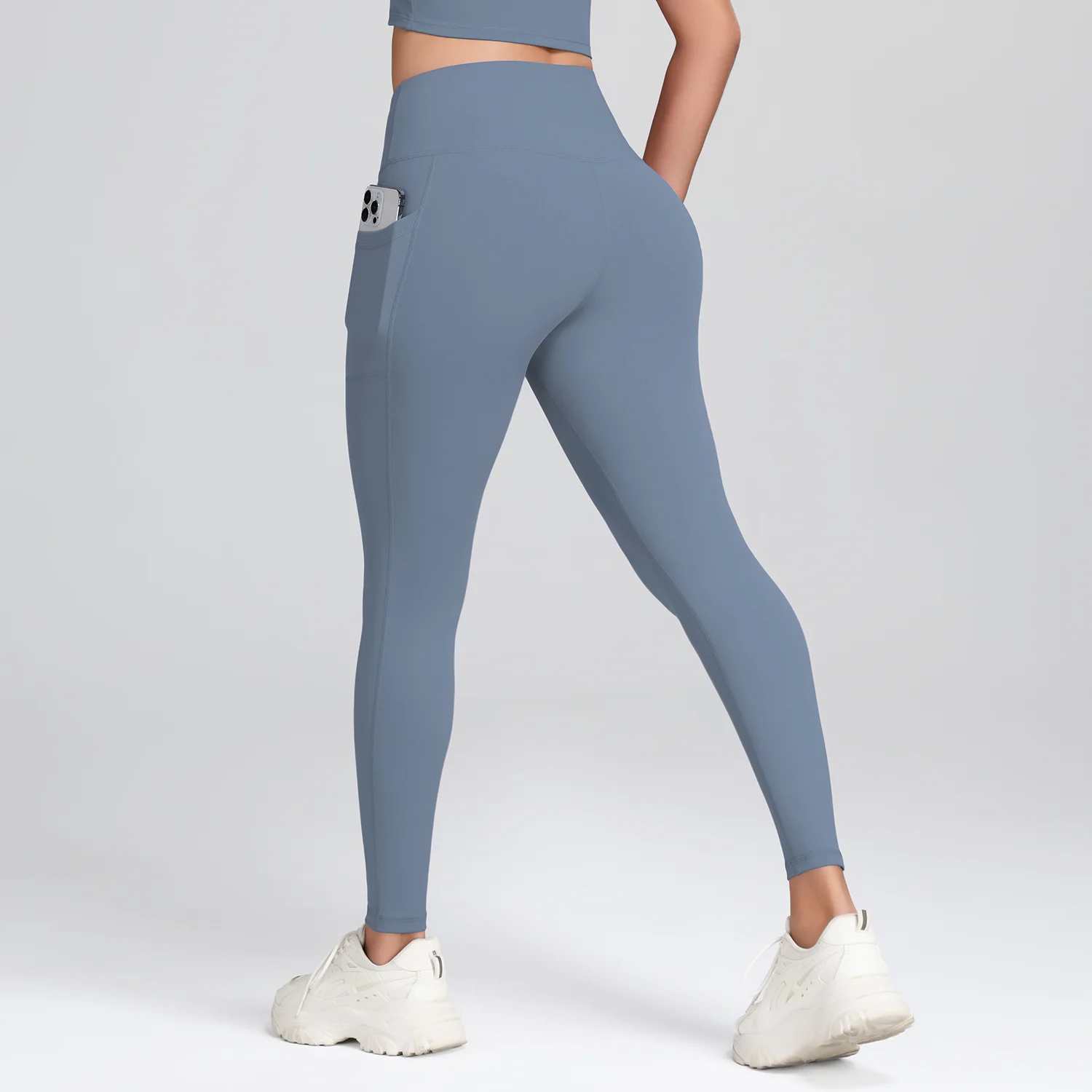 1/3Pcs Women's Soft Sports Leggings With Pockets For Women High Waisted Workout Yoga Running Push Up Gym Fitness Tight Pants