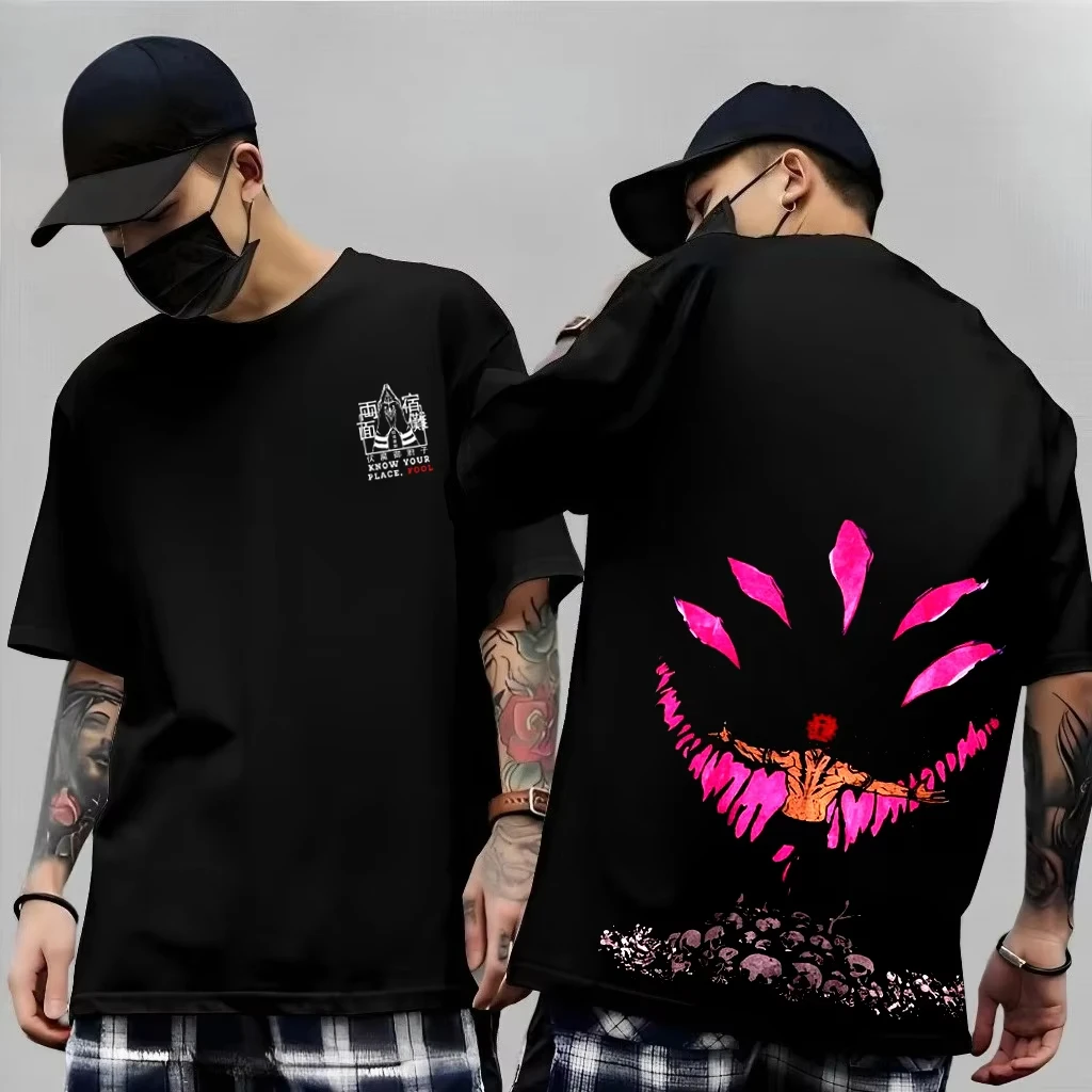 Men's Anime Jujutsu Kaisen T Shirt Toji Fushiguro Cotton Tee Women Short-sleeve Streetwear Casual Gojo Satoru 2026 New Summer