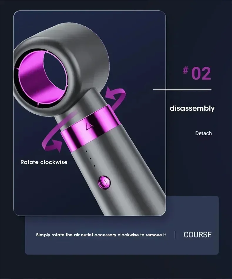 Travel Hair Dryer 5-in-1 with Straightener Curler Negative Ion Fast Drying Strong Wind 110V-220V for Home Salon Use