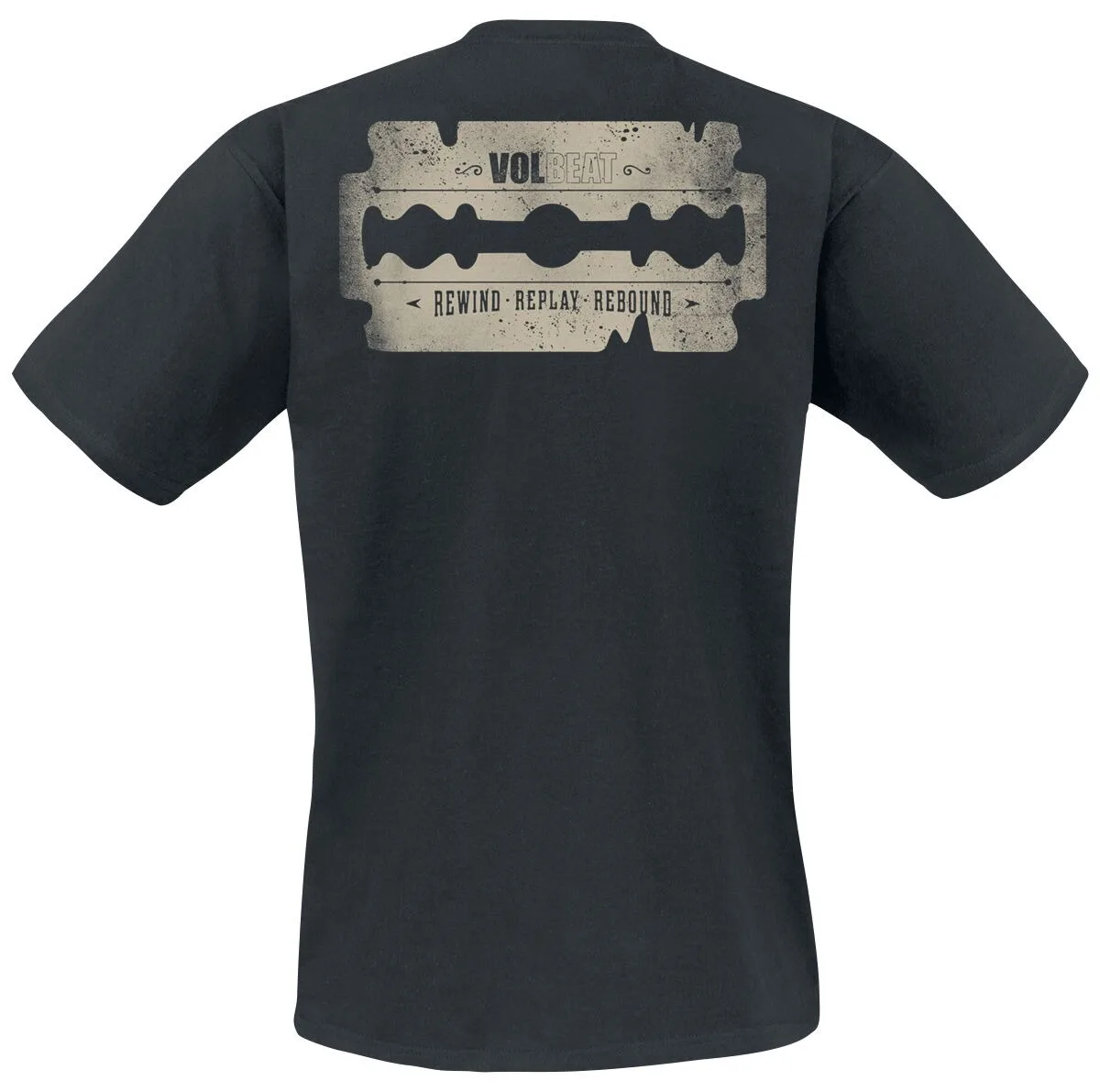 Evanescence Distressed E Logo Print Cotton T-Shirt Gothic Metal Streetwear Unisex Crew Neck Tee