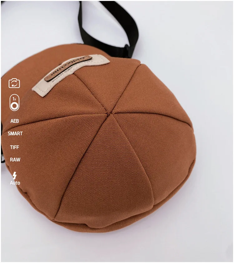 Korean Version of Ins-style Versatile Women's Crossbody Bag, Ruiying Hat, Trendy and Individualistic Men's Shoulder Bag