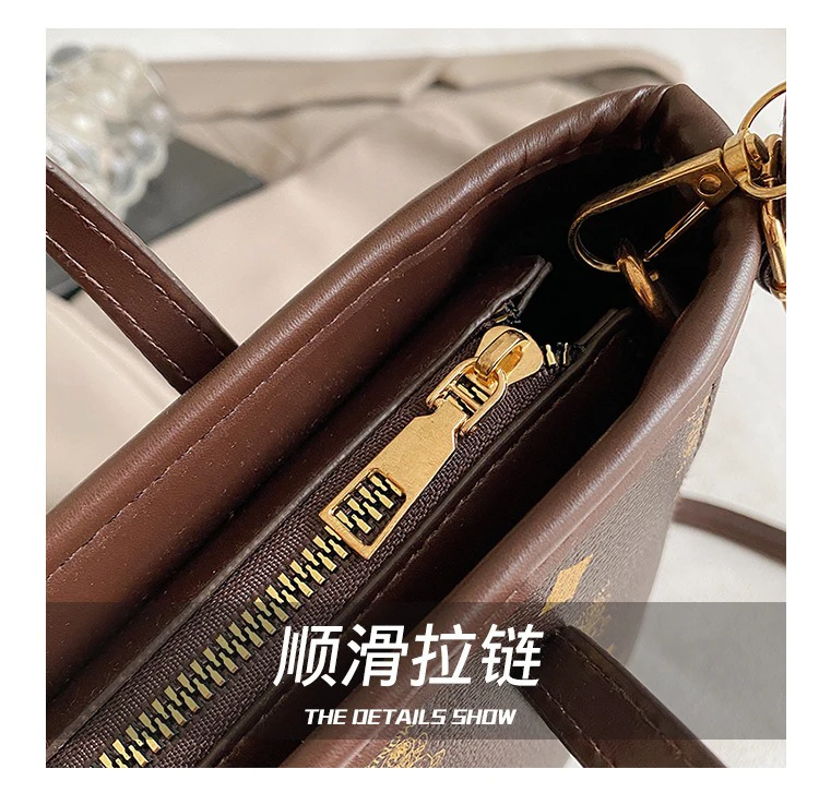 Elegant Retro Fashion Bucket Bag for Women Unique Niche Design Stylish Trendy Shoulder Bag for Office Commute 2025