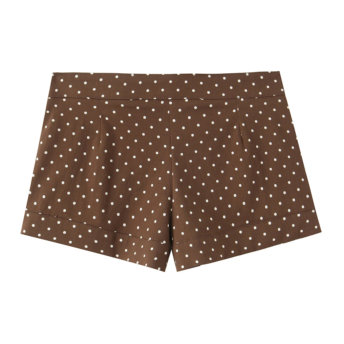 ZERAINS European and American style 2026 summer new women's short sleeved round neck polka dot versatile top and shorts set