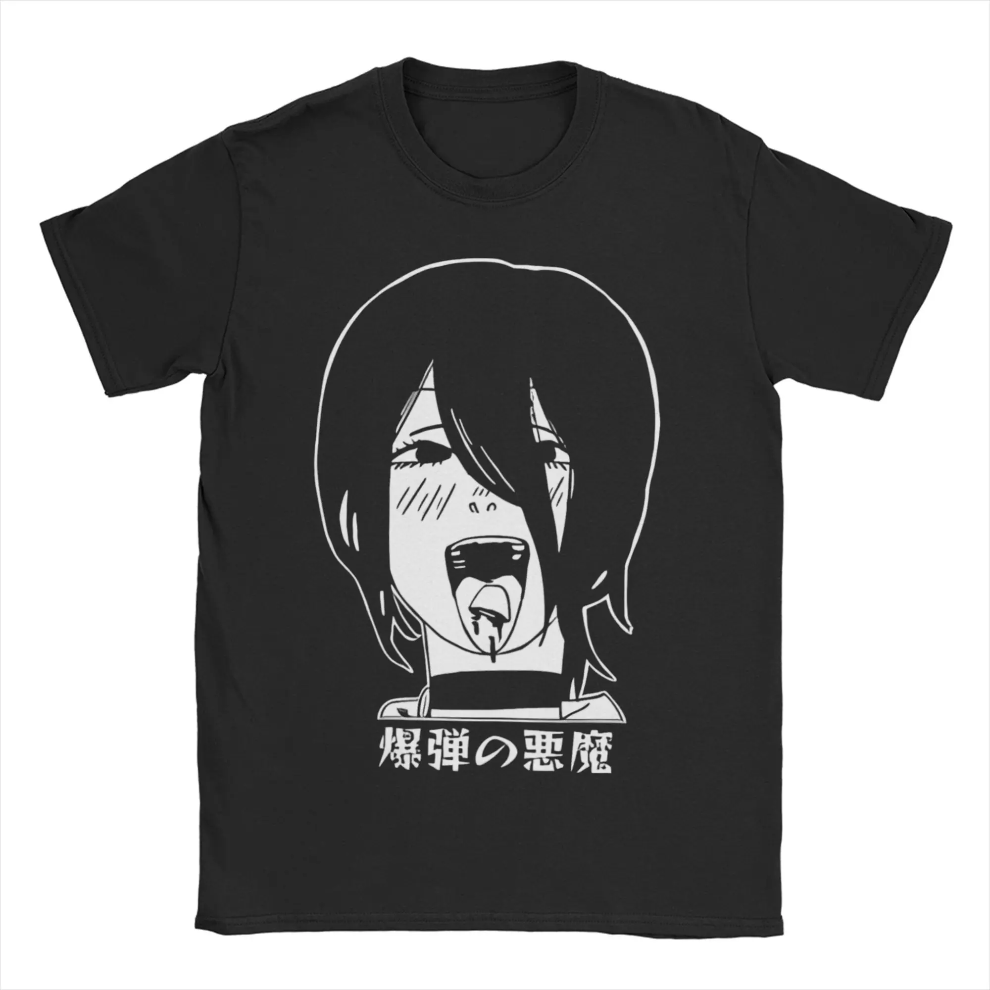 Summmer New Anime Chainsaw Man Reze Printed T-shirt Men's and Women's T-shirt Children's and Parental Clothing Boy Girl T-shirt