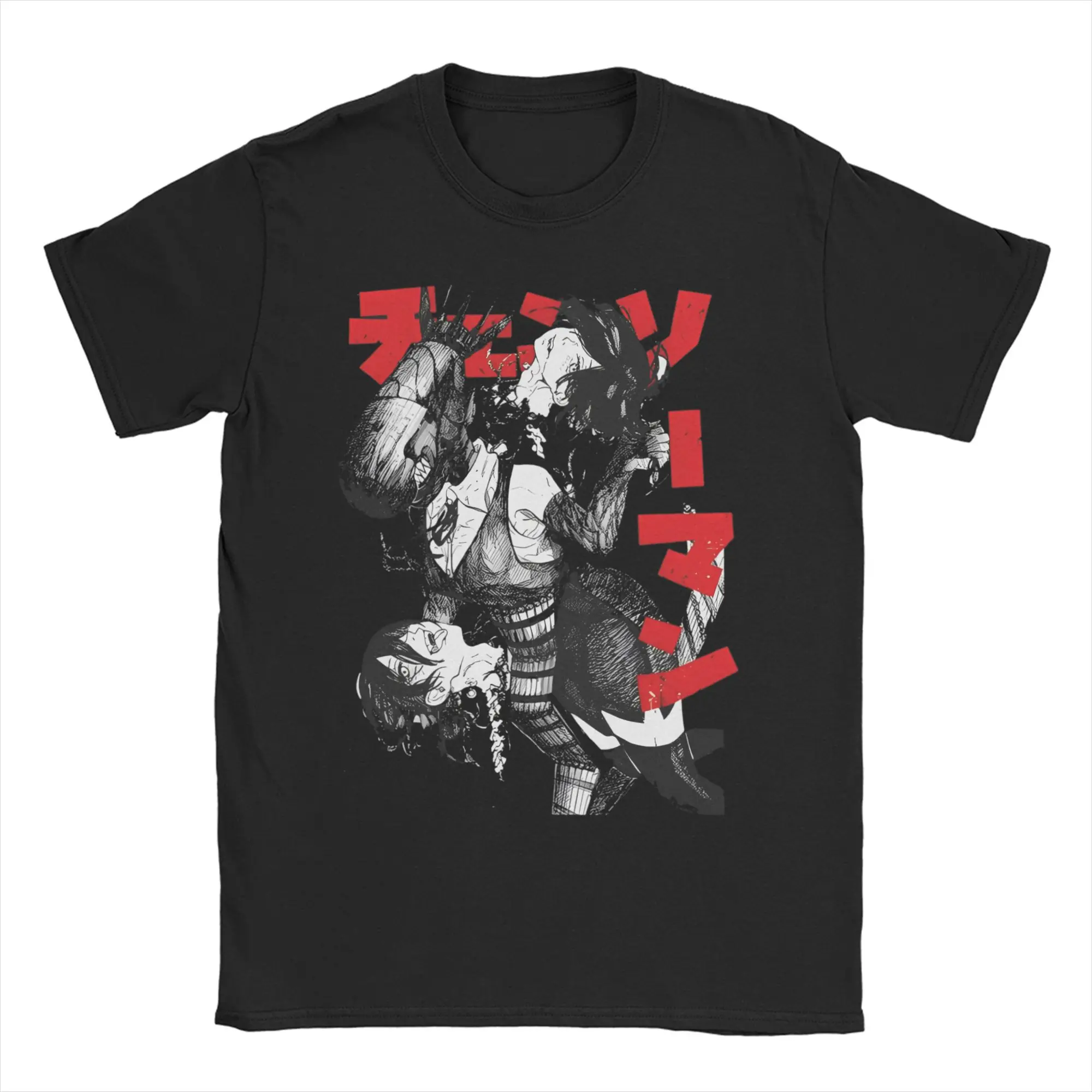 Summmer New Anime Chainsaw Man Reze Printed T-shirt Men's and Women's T-shirt Children's and Parental Clothing Boy Girl T-shirt