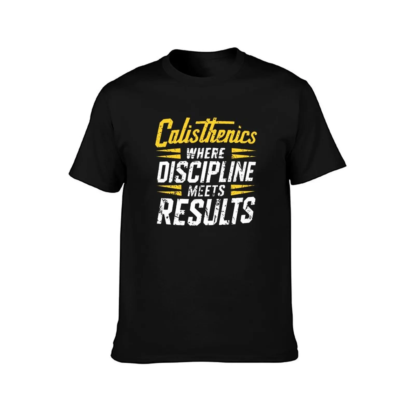 Calisthenics workout : Calisthenics: Where discipline meets results. T-Shirt t shirt man plain t shirts cotton 100% T-Shirt