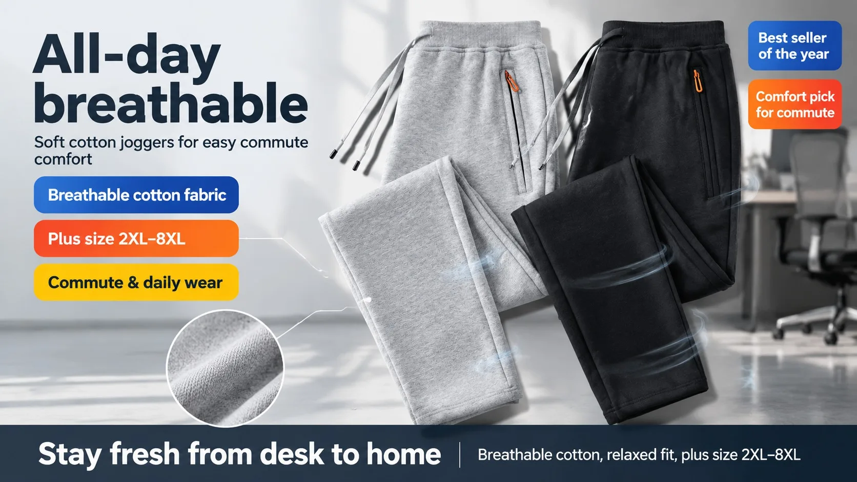 3pc Men's Casual Sports Pants Ice Silk Breathable And Refreshing Elastic Quick-Drying Sports Pants Man Football Summer Clothes
