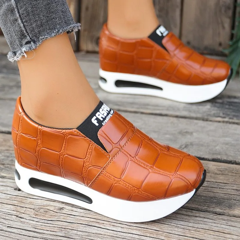 Women's Plus Size New Casual Shoes, Spring, Summer, Autumn, Winter Flat Mid-Heel Running Sports Sneakers