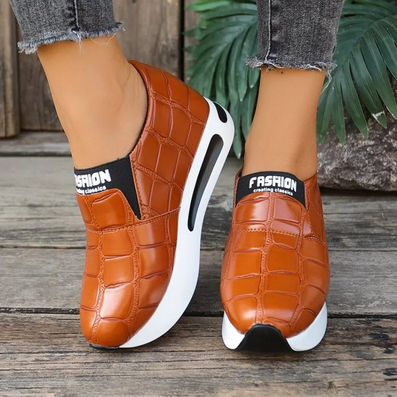 Women's Plus Size New Casual Shoes, Spring, Summer, Autumn, Winter Flat Mid-Heel Running Sports Sneakers