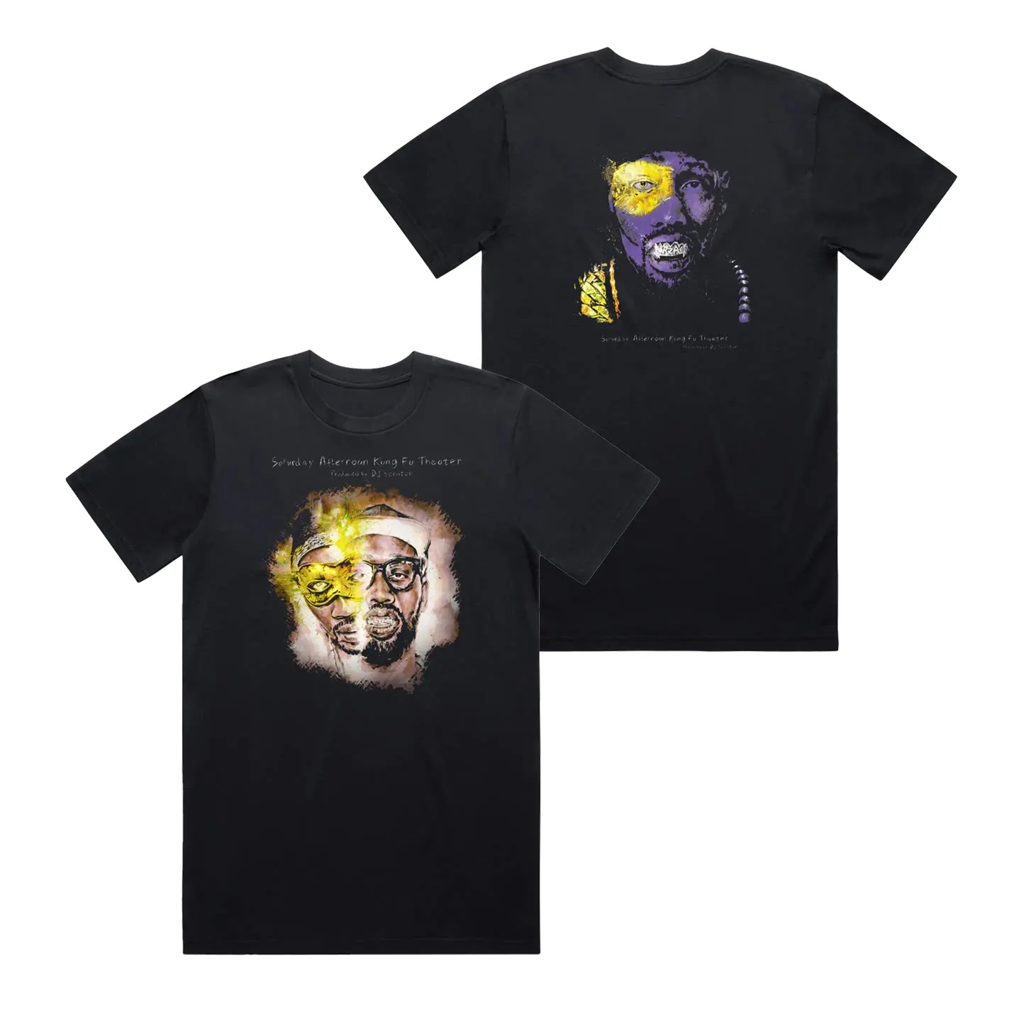 Y2k Wu-Tang Clan Hip Hop Group American Retro Loose Short-Sleeved T-Shirt for Men and Women