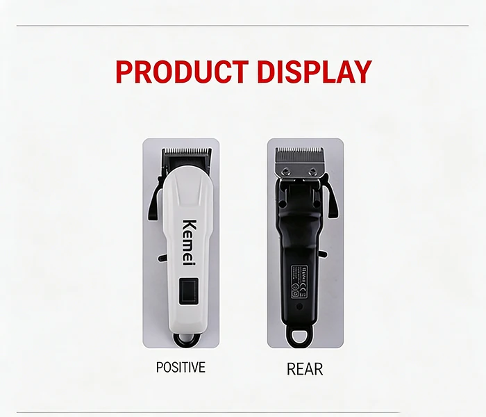 Kemei Hair Clipper Or Blade Hair Cut Maching Wireless Trimmer Men Professional Clipper Machine Rechargeable Hair Cut Barber 809A