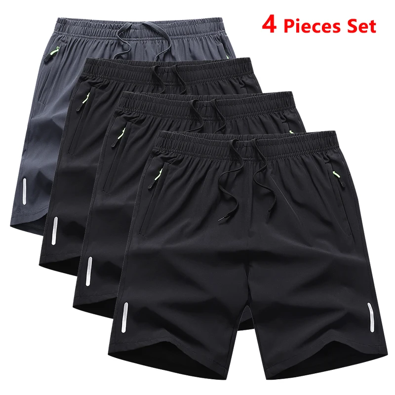 4 Pieces Quick Dry Men's Running Shorts Men Sports Jogging Fitness Male Jogger Workout Training Gym Sports Shorts Men Summer New