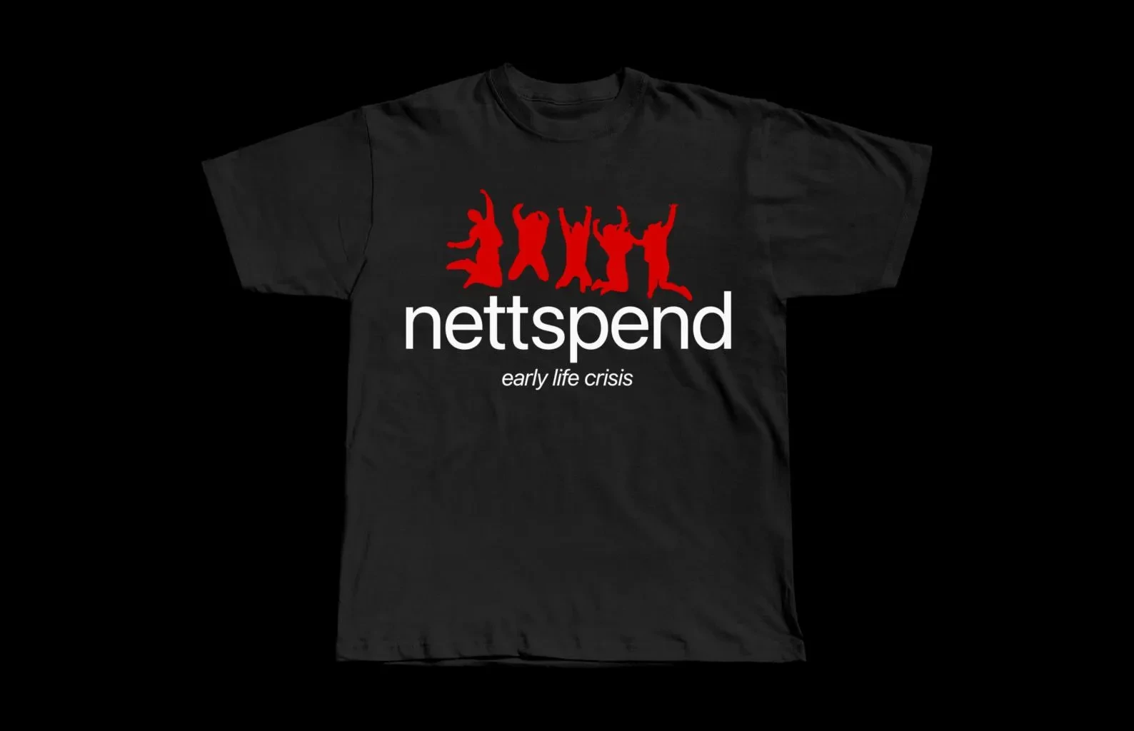 Nettspend Early Life Crisis Merch Tee Shirt ERL Invert Tour Graphic Underground Rap Osamason