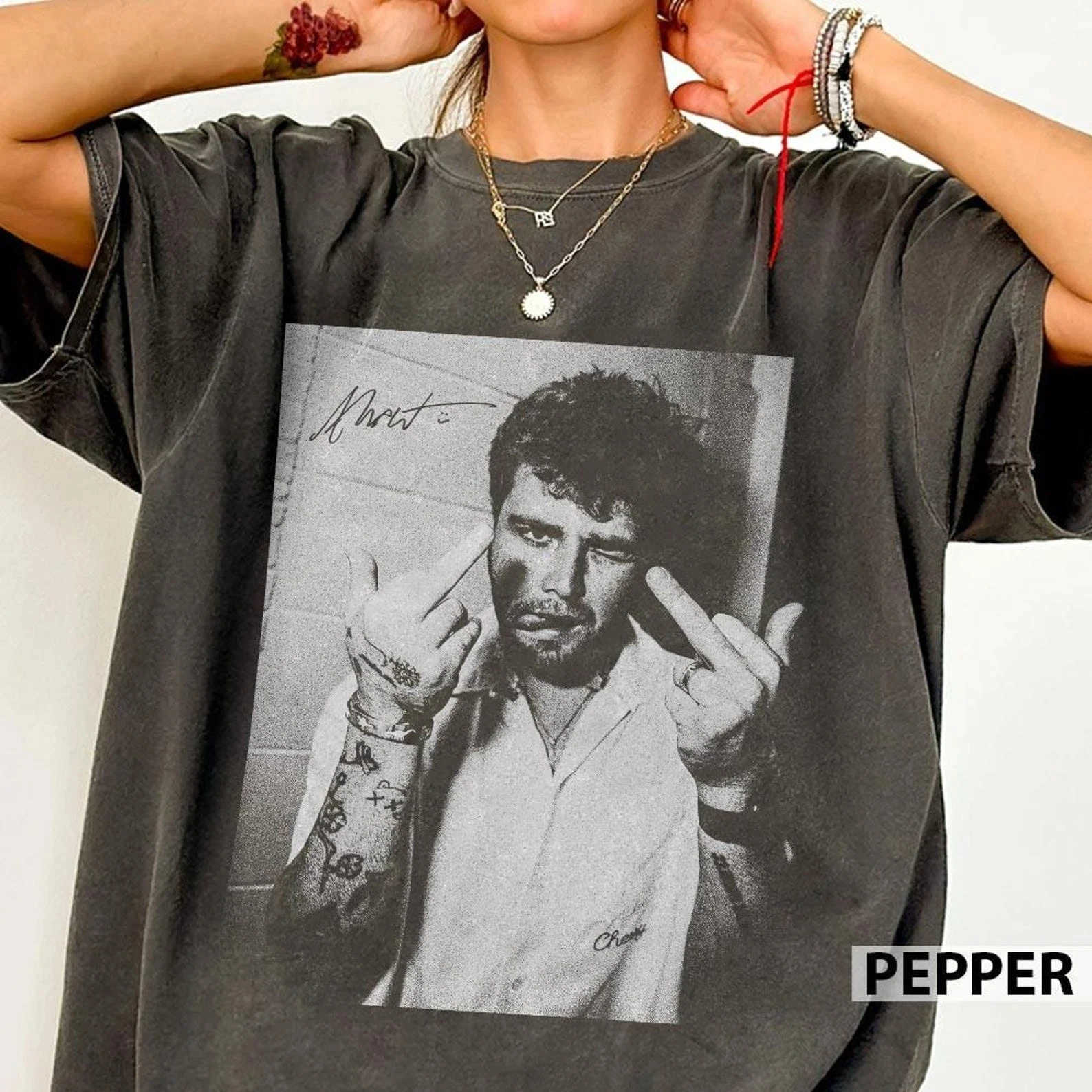 Alex Warren Fun Tour Retro Men's and Women's T-shirts Fan Commemorative Printed Casual T-shirt