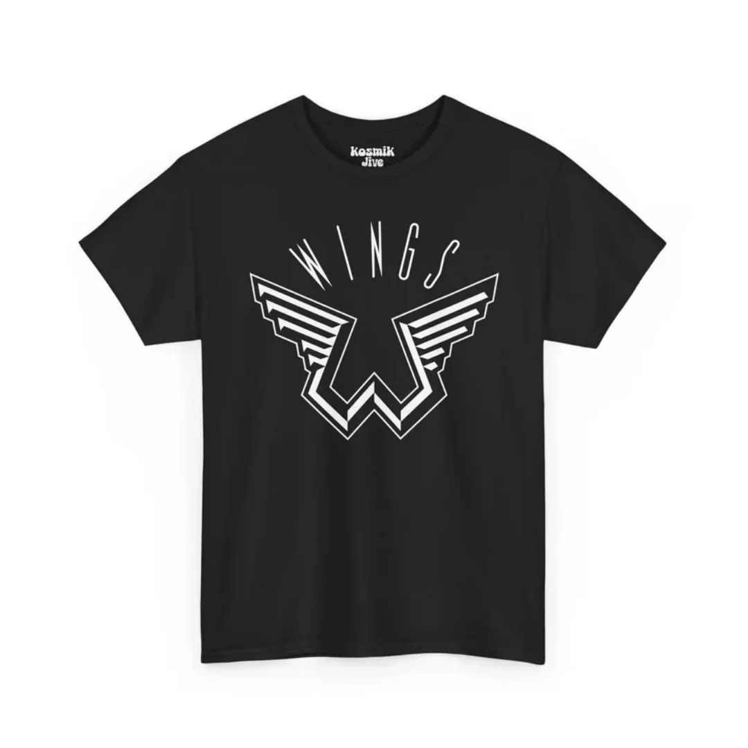 Wings Tour T-shirt Retro Rock Band Graphic T-shirt Summer Fashion Pure cotton Men's T-Shirt Children's Clothing Tee Y2k Woman ﻿