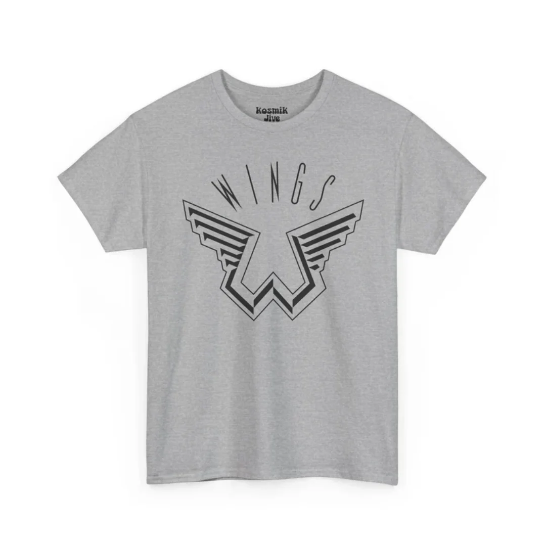 Wings Tour T-shirt Retro Rock Band Graphic T-shirt Summer Fashion Pure cotton Men's T-Shirt Children's Clothing Tee Y2k Woman ﻿