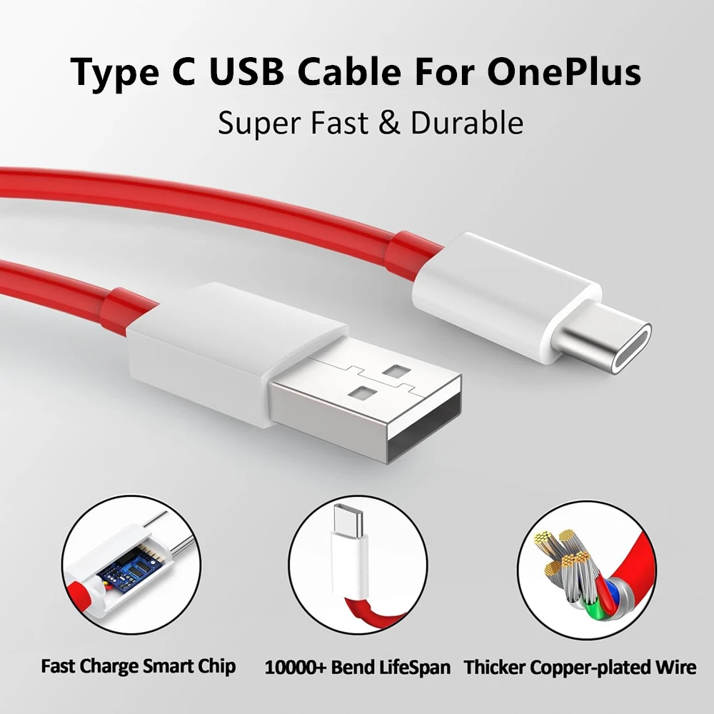 80W US Super Flash Quick Charger For OnePlus 9 10 Pro 11 12 13 15 Nord 2T 3 4 5 N300 OPPO Realme Fast Charging Type C USB Cable