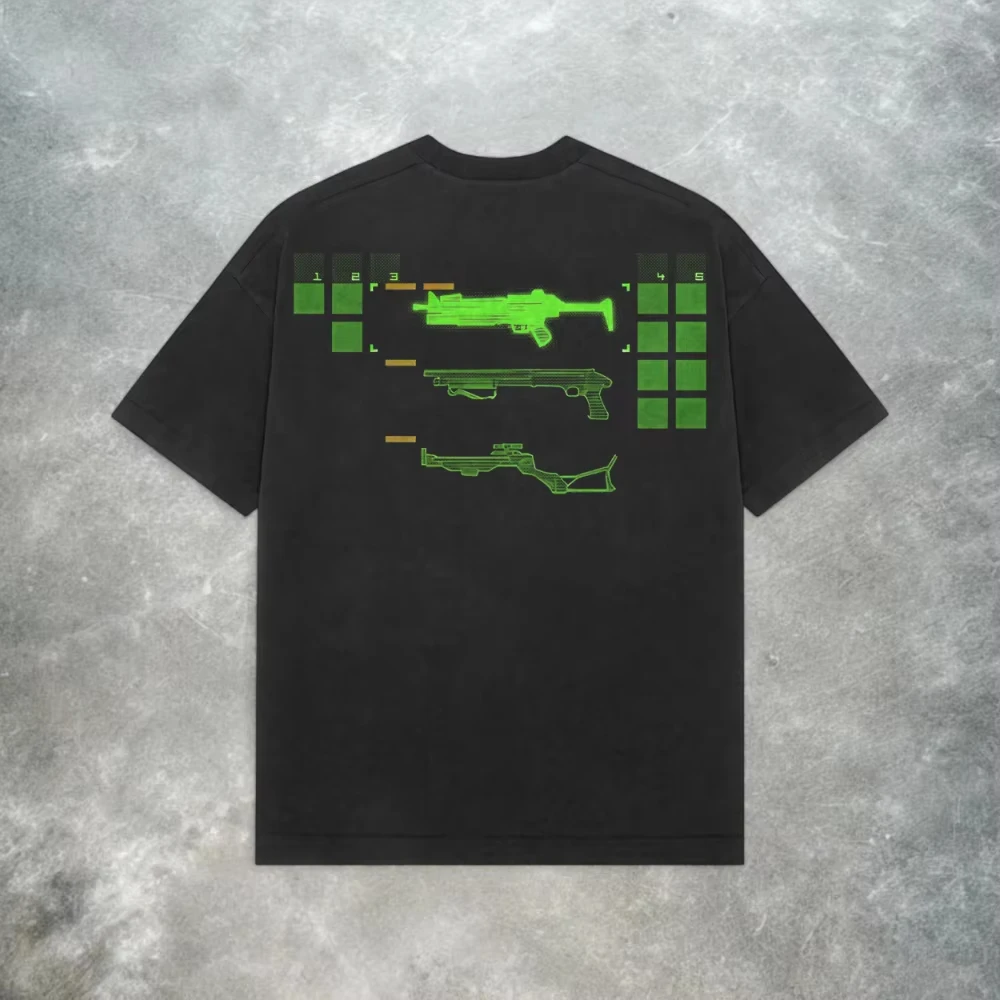 Half Life Opposing Force Front Back Print Unisex T Shirt 2026 Summer Casual Oversized Cotton Gaming Streetwear Tops Harajuku