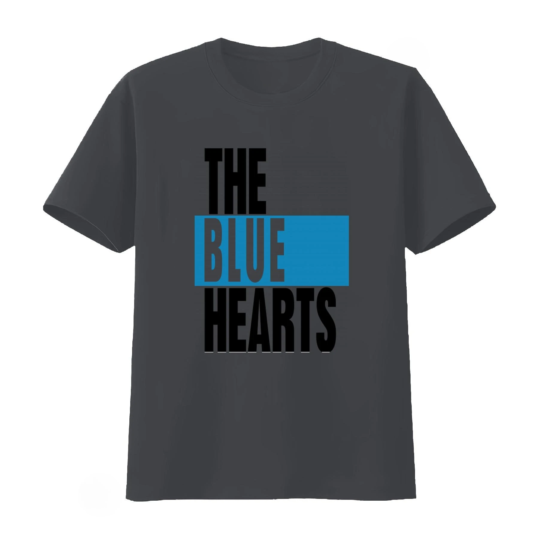 The Blue Hearts T Shirt 80's Japanese Punk Streetwear Fashion T-shirt Men's Clothing and Women Clothing 2026 Summer New T Shirt