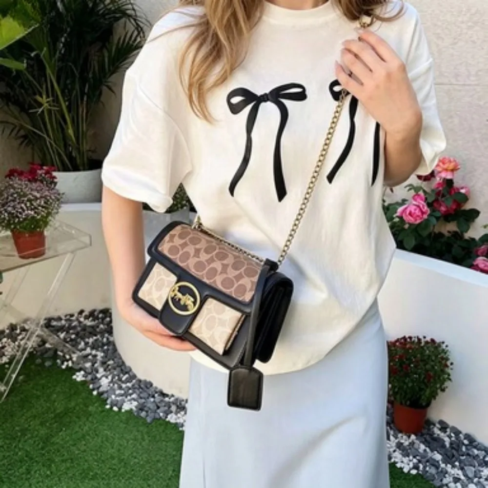 2026 New Trendy Fashion Style Chain Bag Versatile Cross Shoulder Bag Small Square Bag