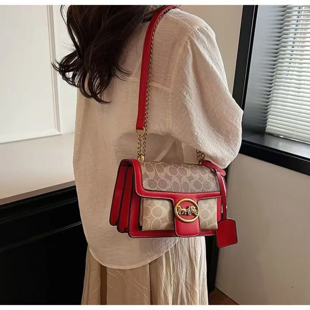 2026 New Trendy Fashion Style Chain Bag Versatile Cross Shoulder Bag Small Square Bag