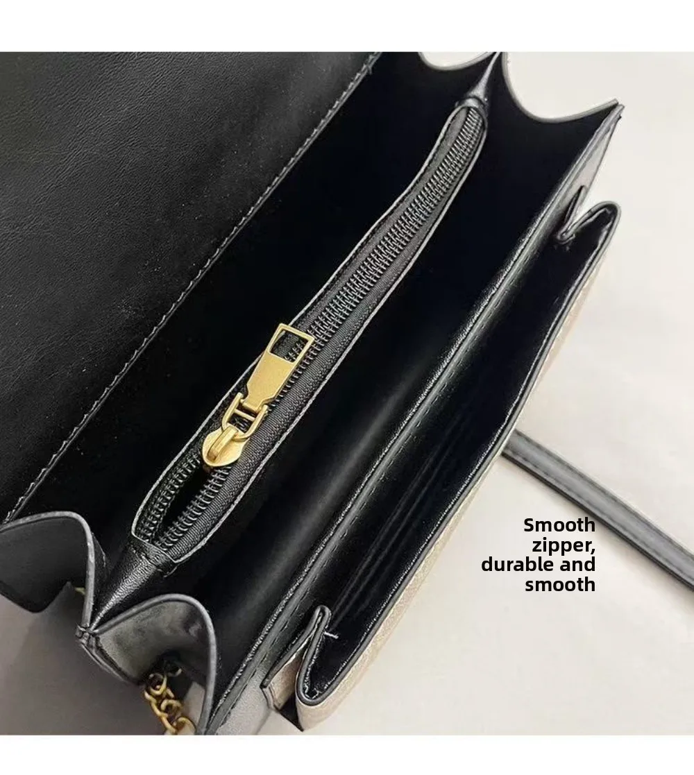 2026 New Trendy Fashion Style Chain Bag Versatile Cross Shoulder Bag Small Square Bag