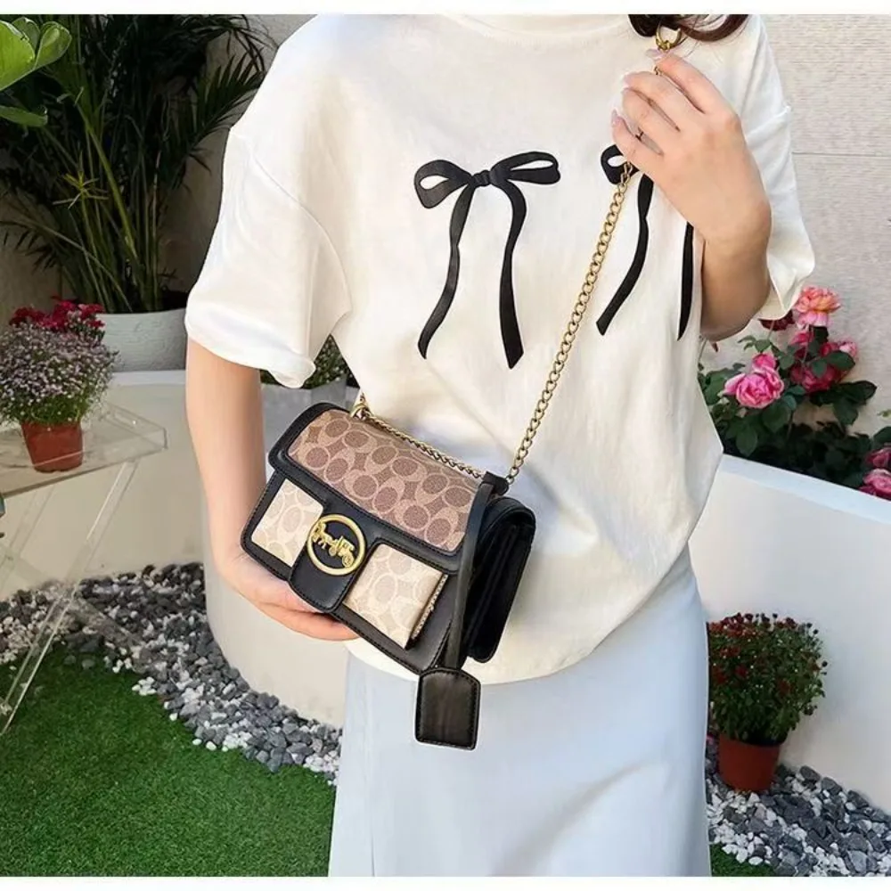 2026 New Trendy Fashion Style Chain Bag Versatile Cross Shoulder Bag Small Square Bag