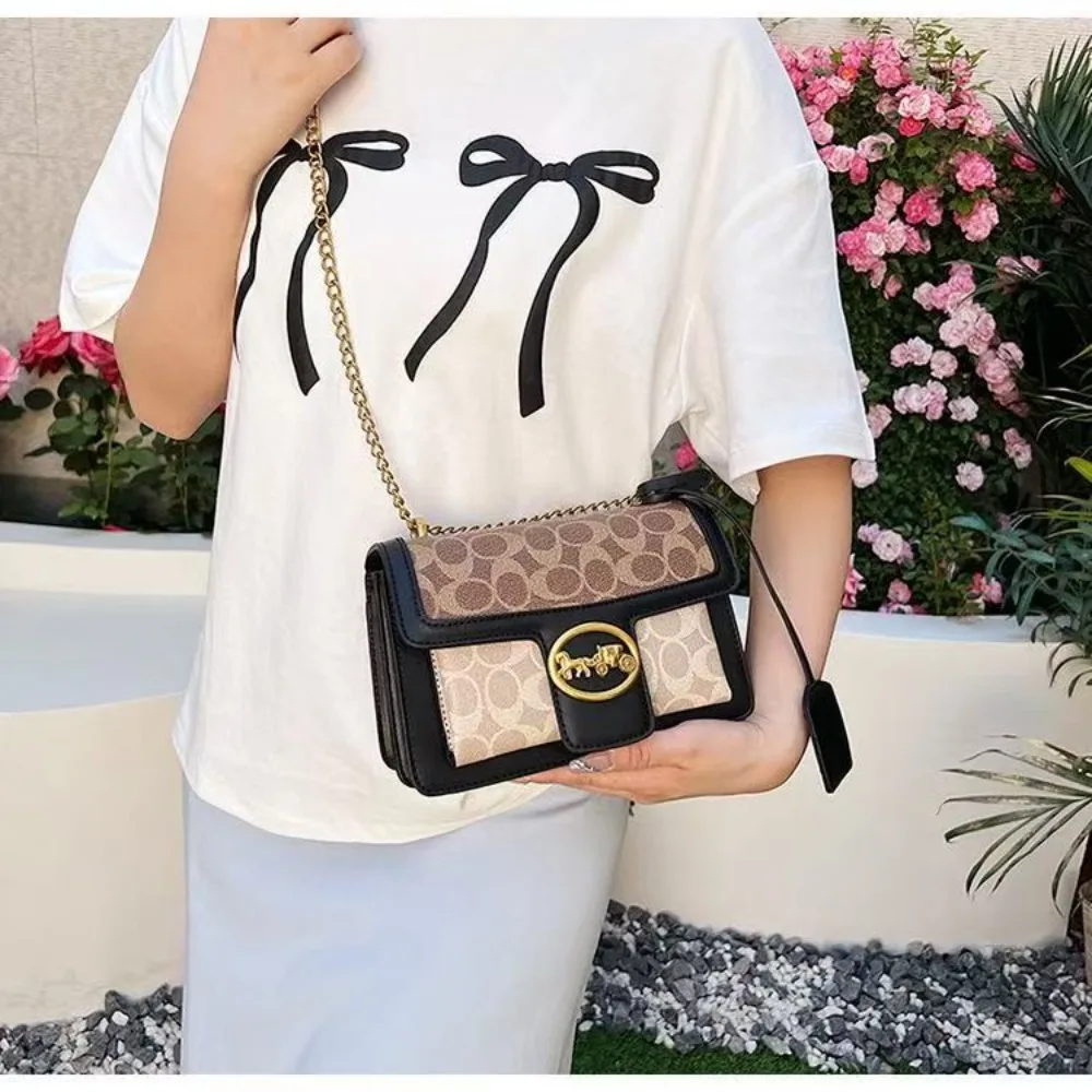 2026 New Trendy Fashion Style Chain Bag Versatile Cross Shoulder Bag Small Square Bag