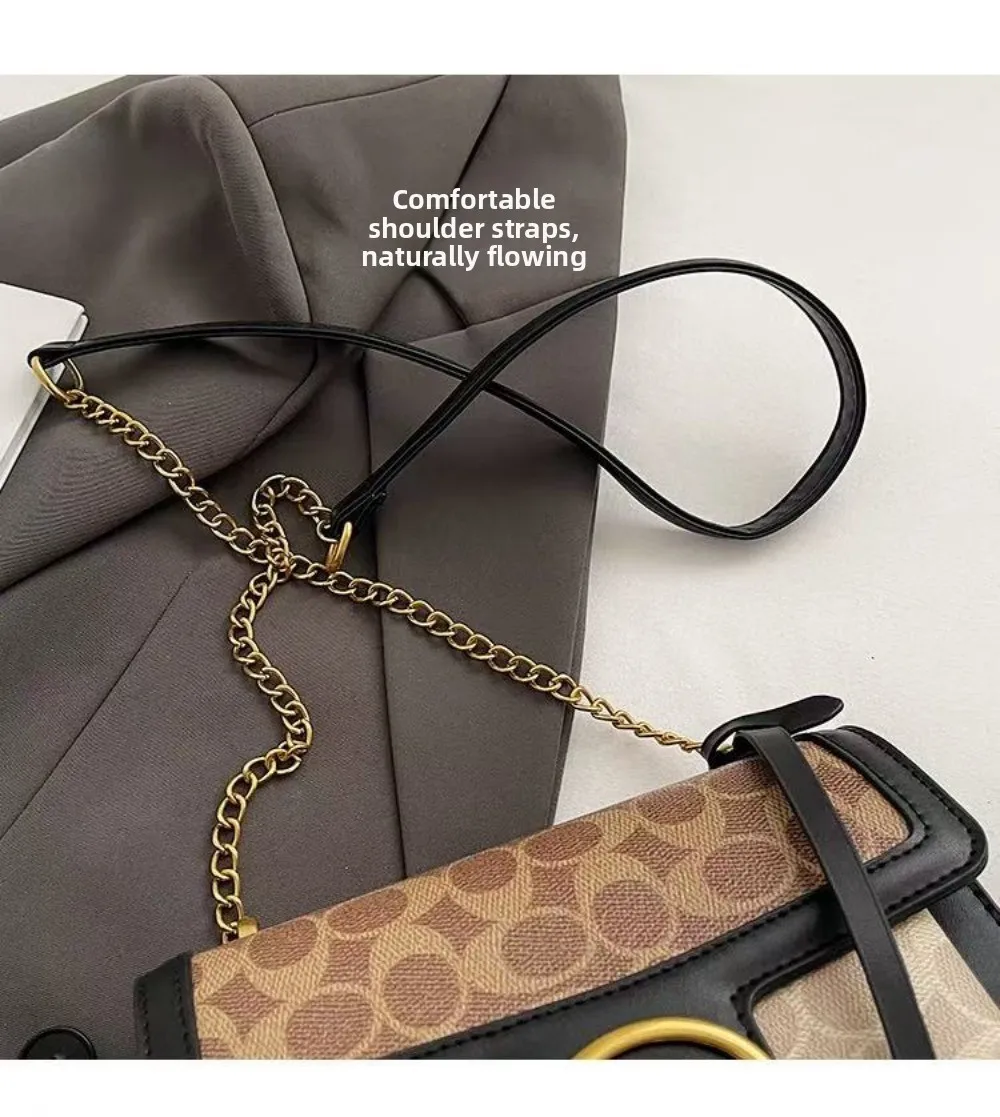 2026 New Trendy Fashion Style Chain Bag Versatile Cross Shoulder Bag Small Square Bag