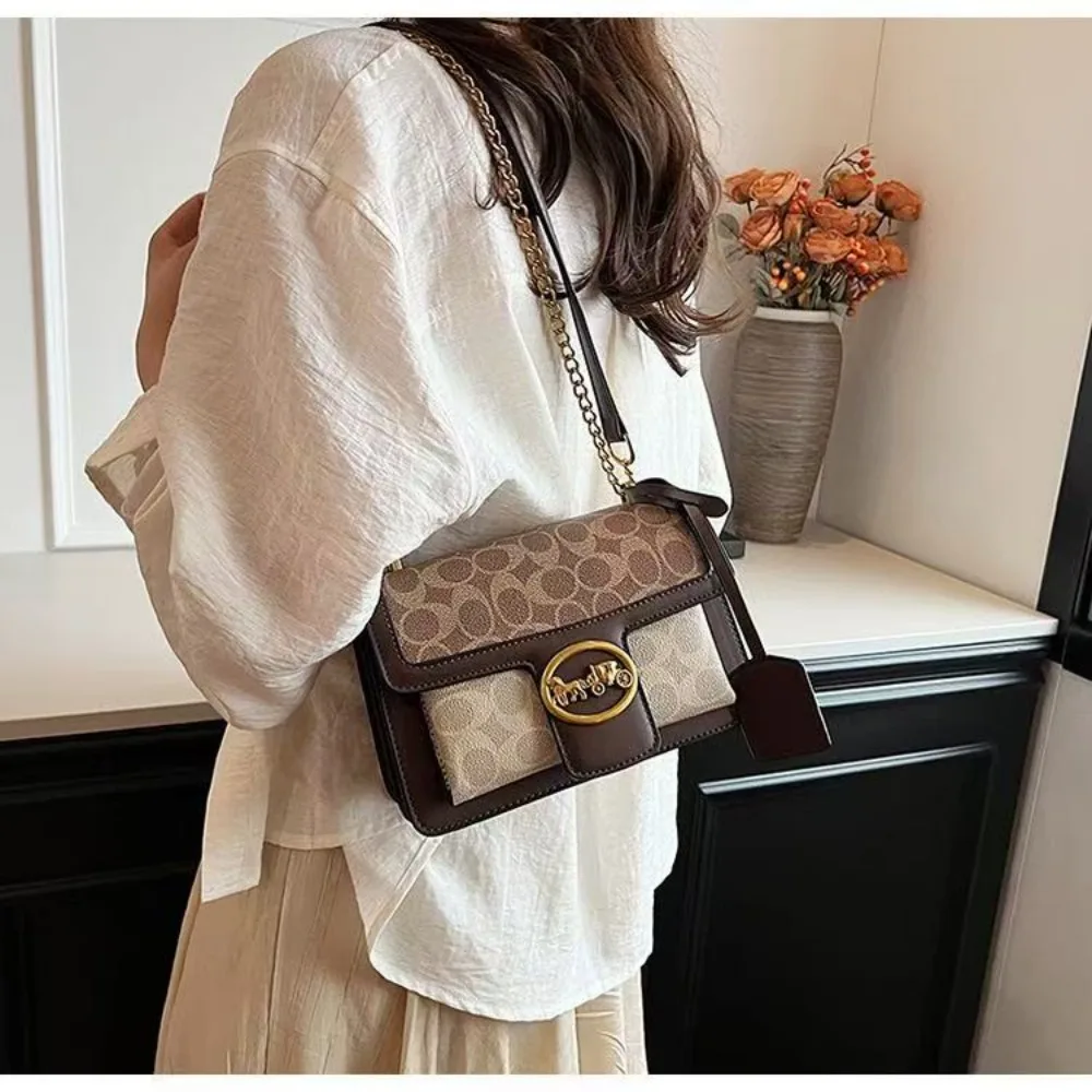 2026 New Trendy Fashion Style Chain Bag Versatile Cross Shoulder Bag Small Square Bag
