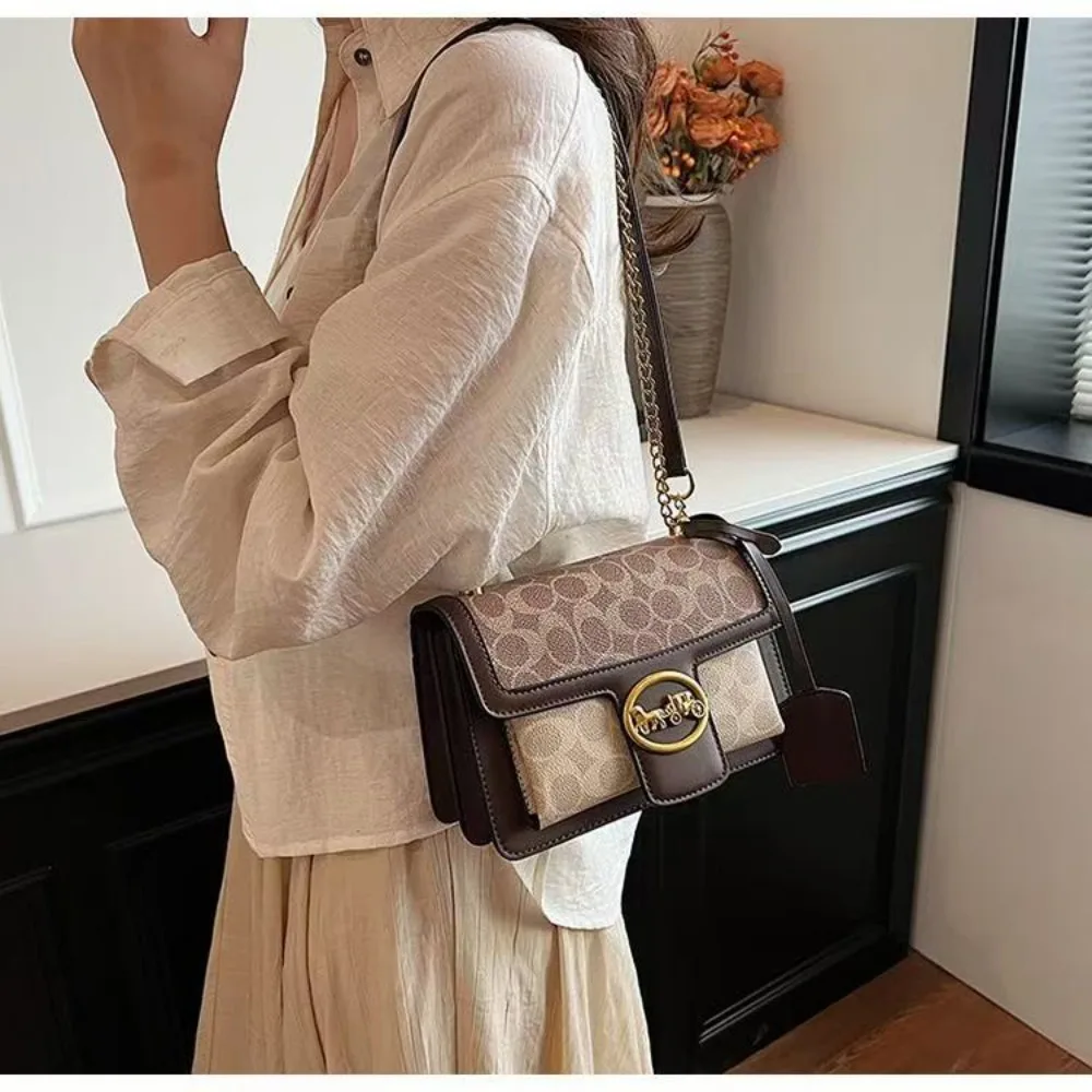 2026 New Trendy Fashion Style Chain Bag Versatile Cross Shoulder Bag Small Square Bag