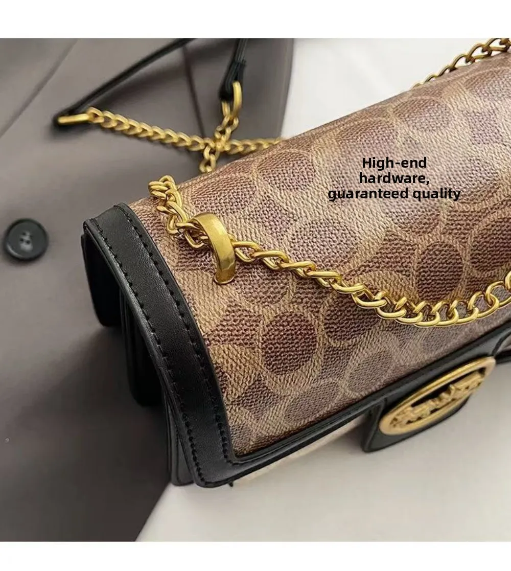 2026 New Trendy Fashion Style Chain Bag Versatile Cross Shoulder Bag Small Square Bag