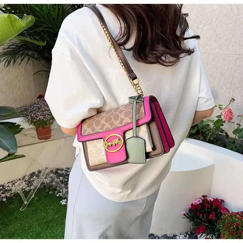 2026 New Trendy Fashion Style Chain Bag Versatile Cross Shoulder Bag Small Square Bag