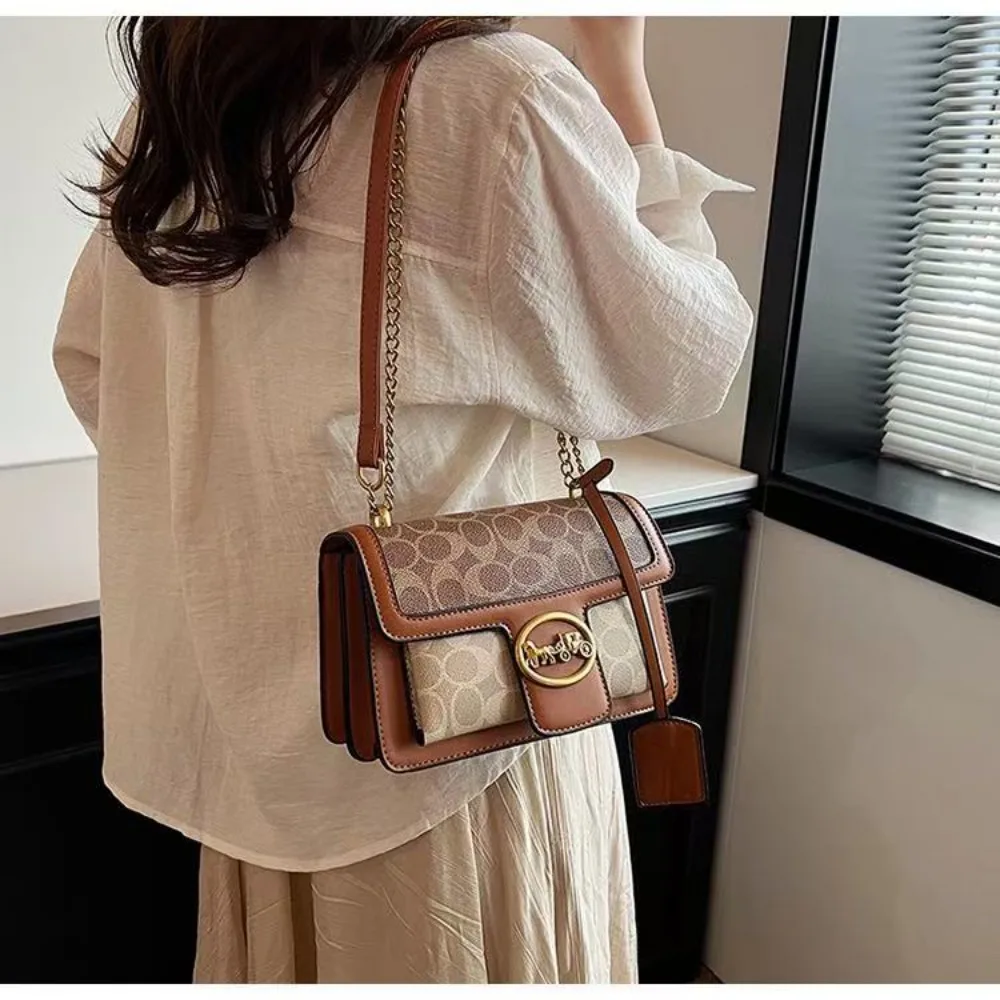 2026 New Trendy Fashion Style Chain Bag Versatile Cross Shoulder Bag Small Square Bag