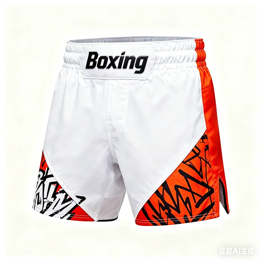 New MMA Heavyweight Fighting Men Summer Boxing Training Shorts Muay Thai Breathable Sports Pants Jujutsu Wrestling Shorts 