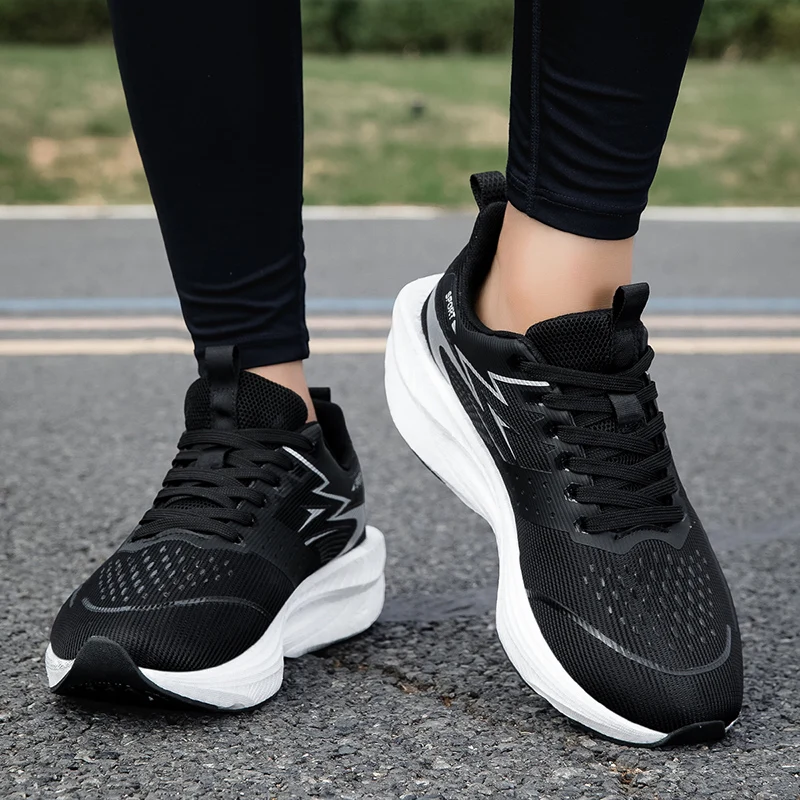 Marathon Running Shoes Carbon Board Men Sports Speciality Breathable Lightweight Women's Comfortable Athletic Nonskid Sneakers