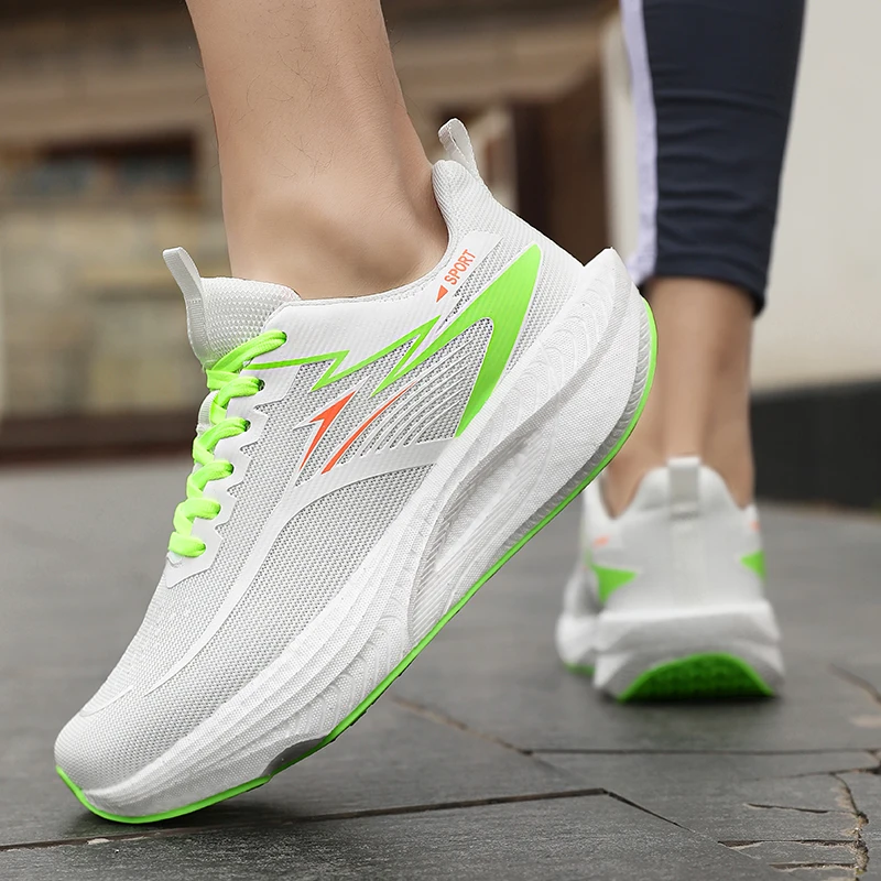 Marathon Running Shoes Carbon Board Men Sports Speciality Breathable Lightweight Women's Comfortable Athletic Nonskid Sneakers