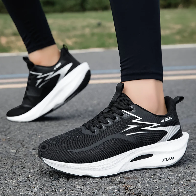 Marathon Running Shoes Carbon Board Men Sports Speciality Breathable Lightweight Women's Comfortable Athletic Nonskid Sneakers