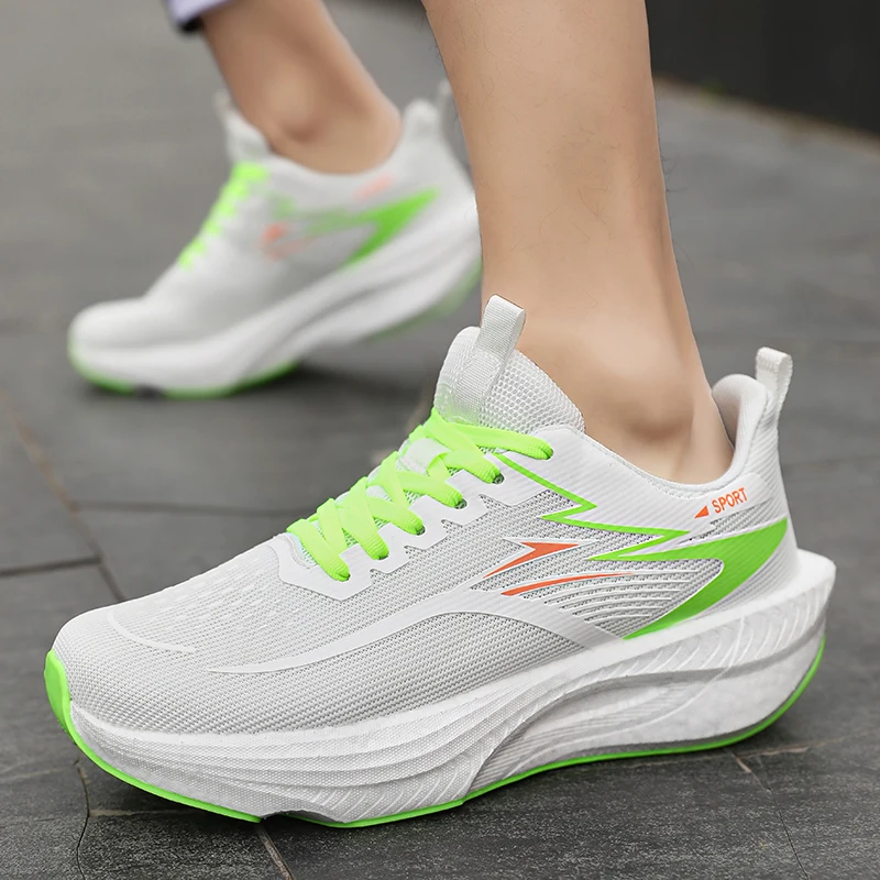 Marathon Running Shoes Carbon Board Men Sports Speciality Breathable Lightweight Women's Comfortable Athletic Nonskid Sneakers