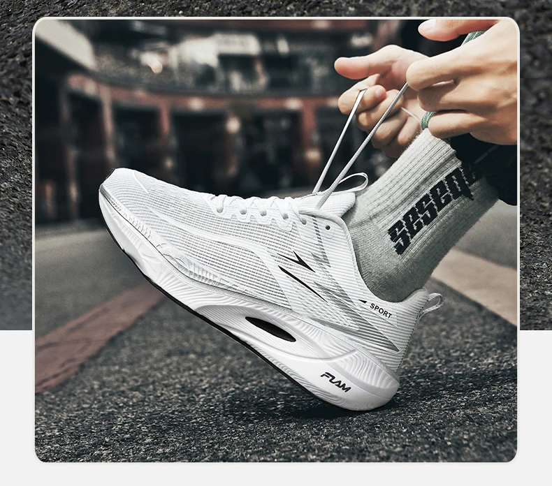 Marathon Running Shoes Carbon Board Men Sports Speciality Breathable Lightweight Women's Comfortable Athletic Nonskid Sneakers