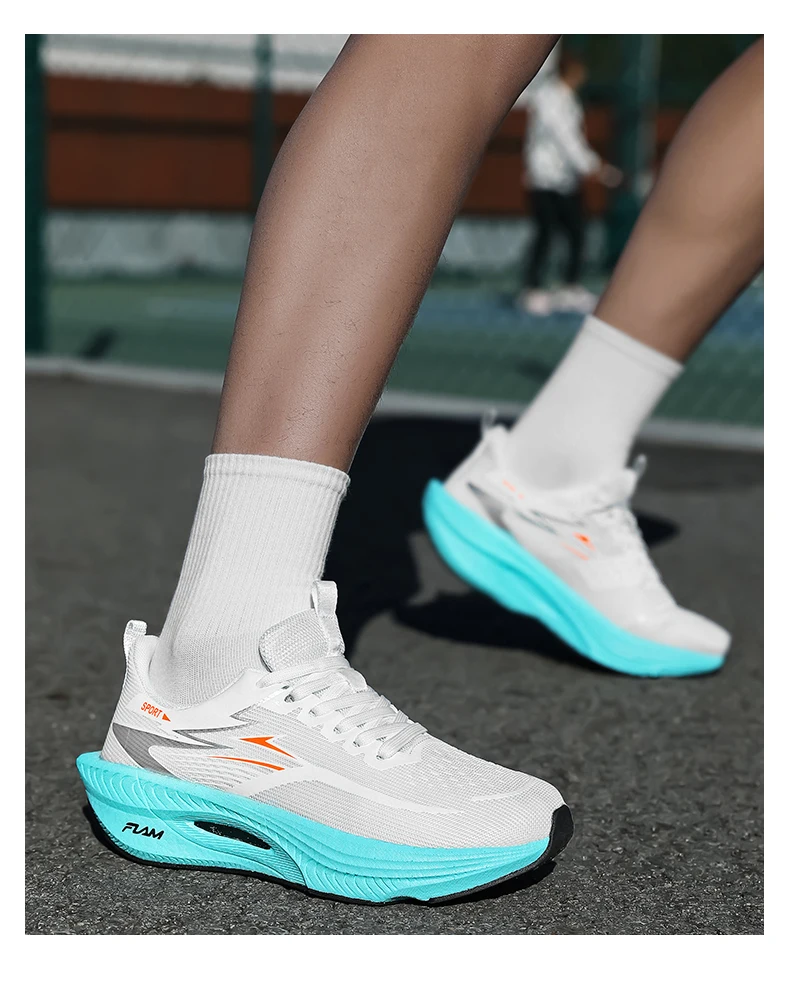 Marathon Running Shoes Carbon Board Men Sports Speciality Breathable Lightweight Women's Comfortable Athletic Nonskid Sneakers