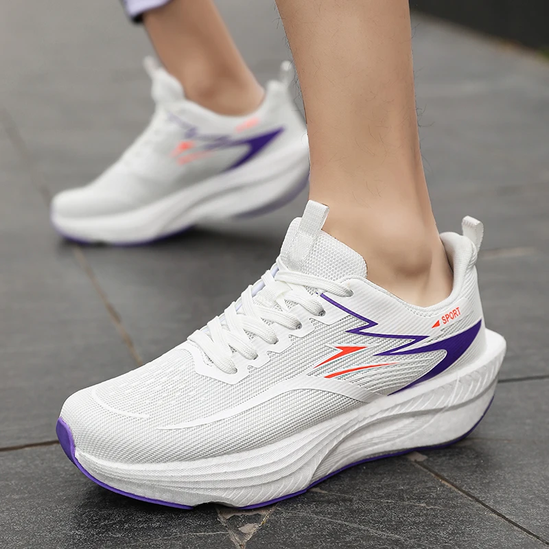 Marathon Running Shoes Carbon Board Men Sports Speciality Breathable Lightweight Women's Comfortable Athletic Nonskid Sneakers