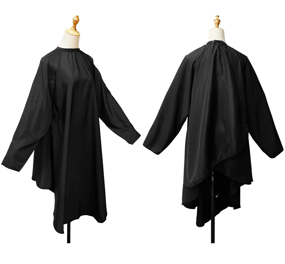 Sleeved Barber Apron, Waterproof Haircut Cape Cloth,Hairdressing Gown Styling Coat For Barbershop Salon Hair Stylist Accessories